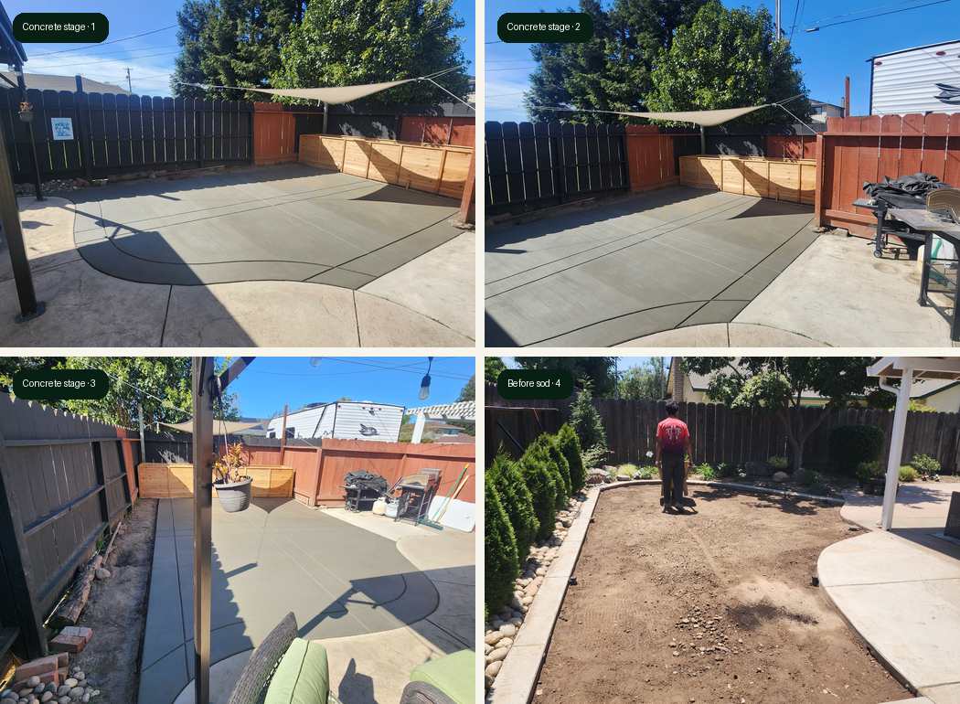 Escalon sod and landscape project part 1