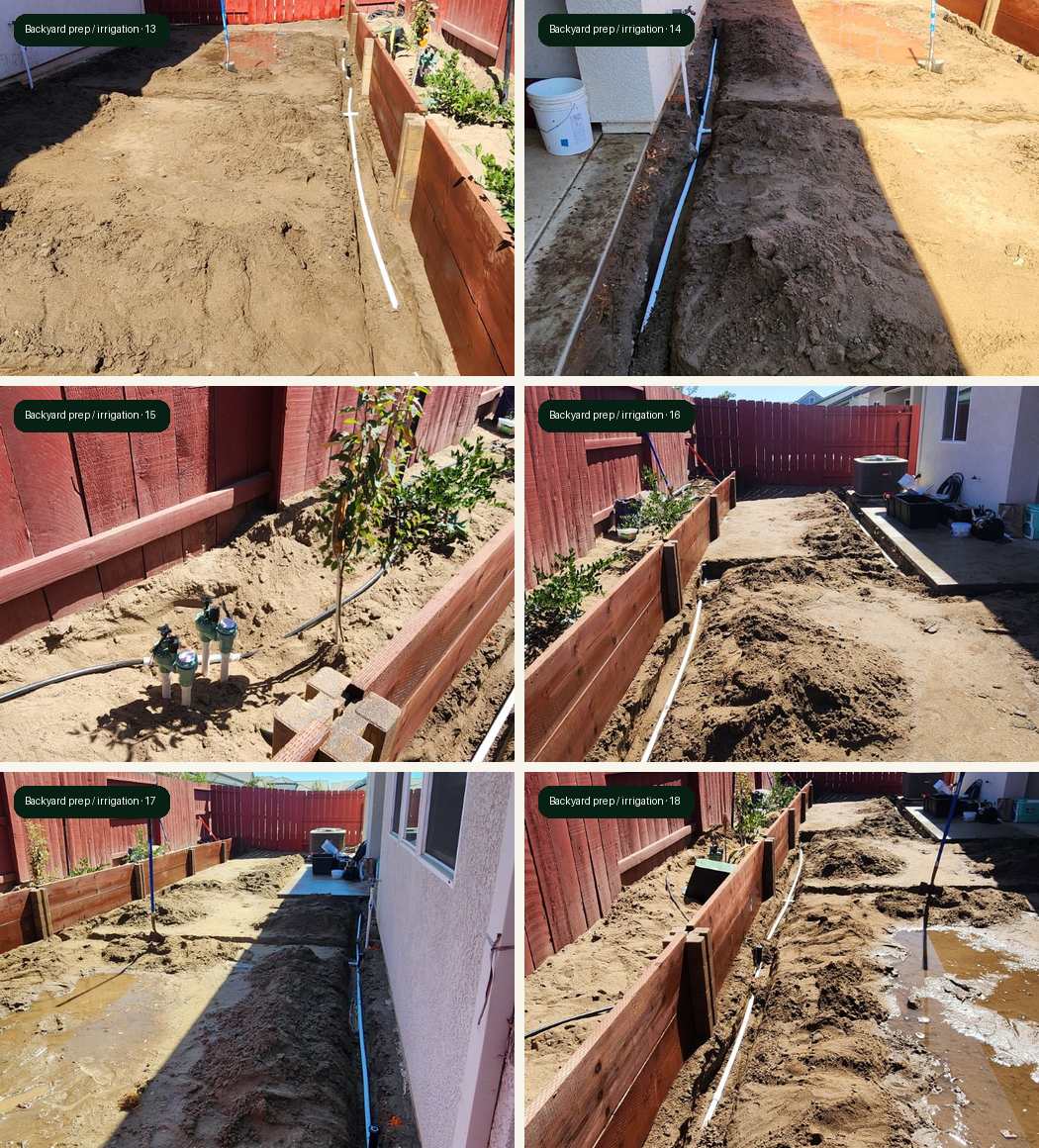 Manteca full landscape transformation part 3