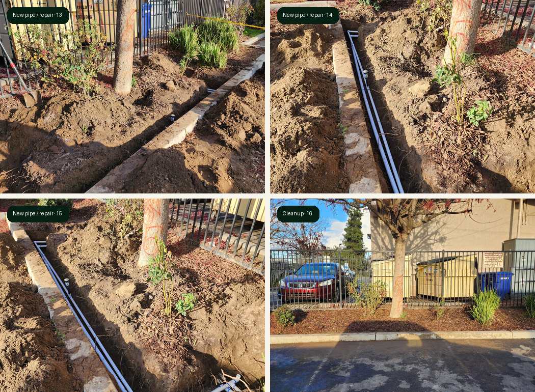 Modesto irrigation line repair part 3