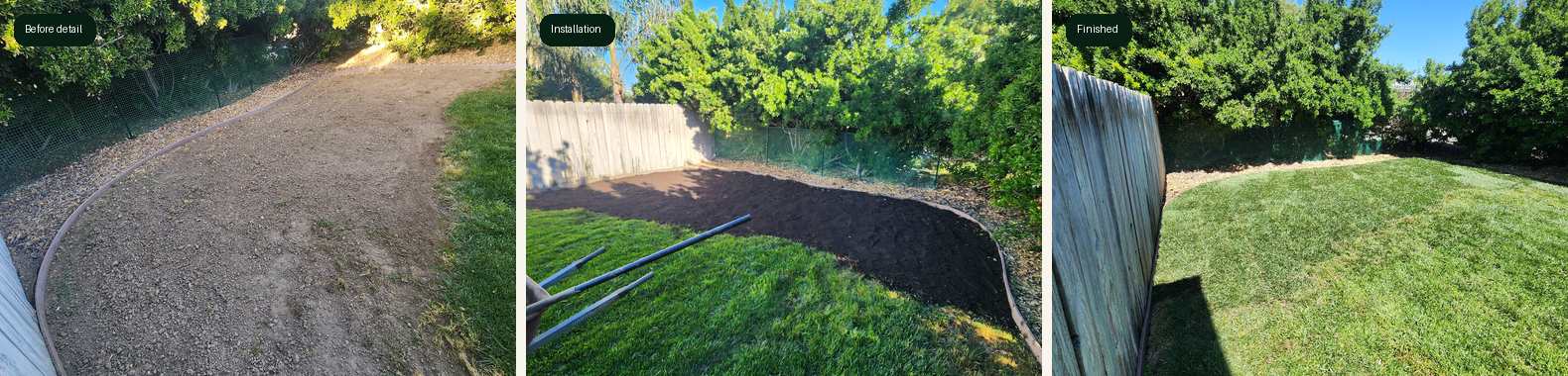 Salida sod project stages