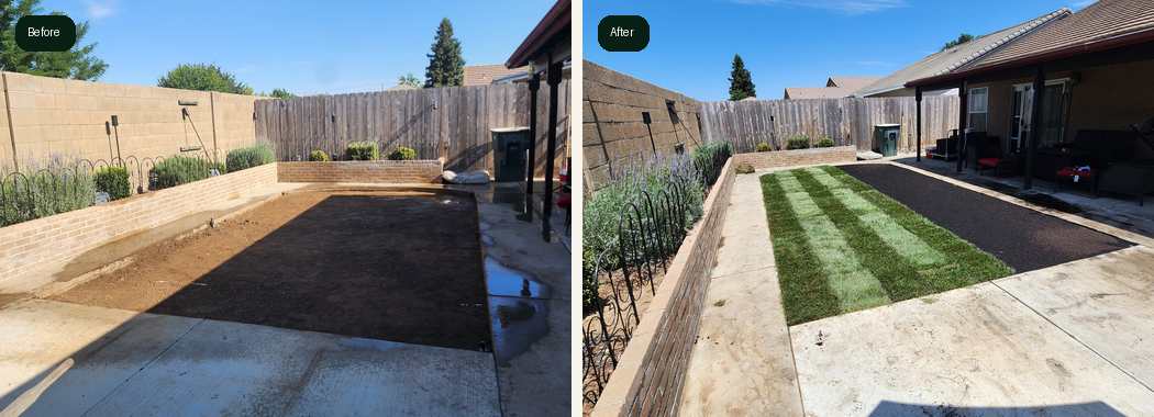 Salida sod before and after matched view